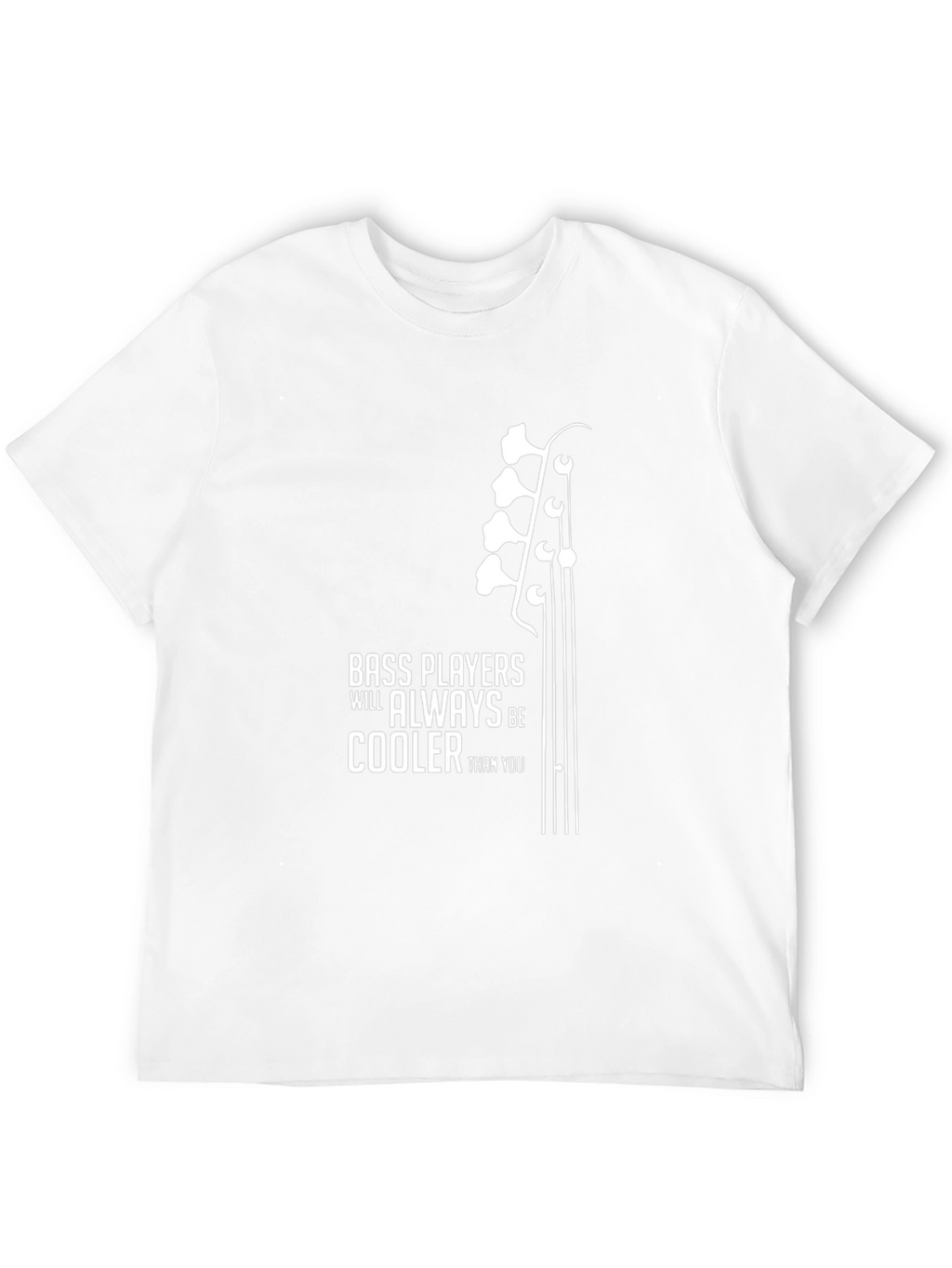 Cool Bass Player T-Shirt - Black
