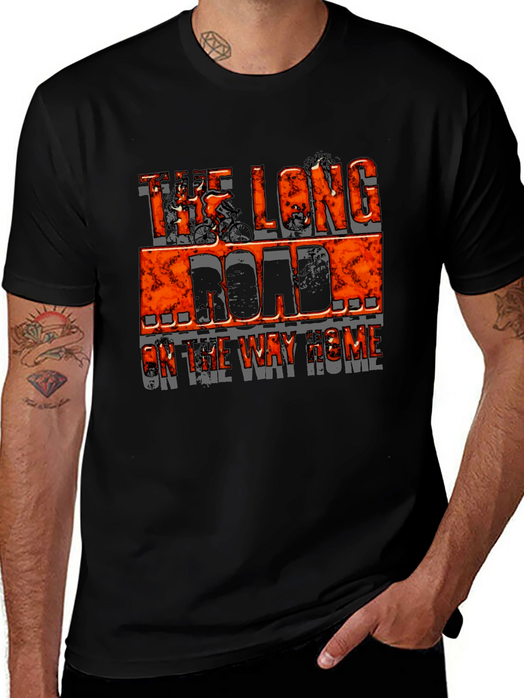The Long Road Home Cycling Graphic T-Shirt