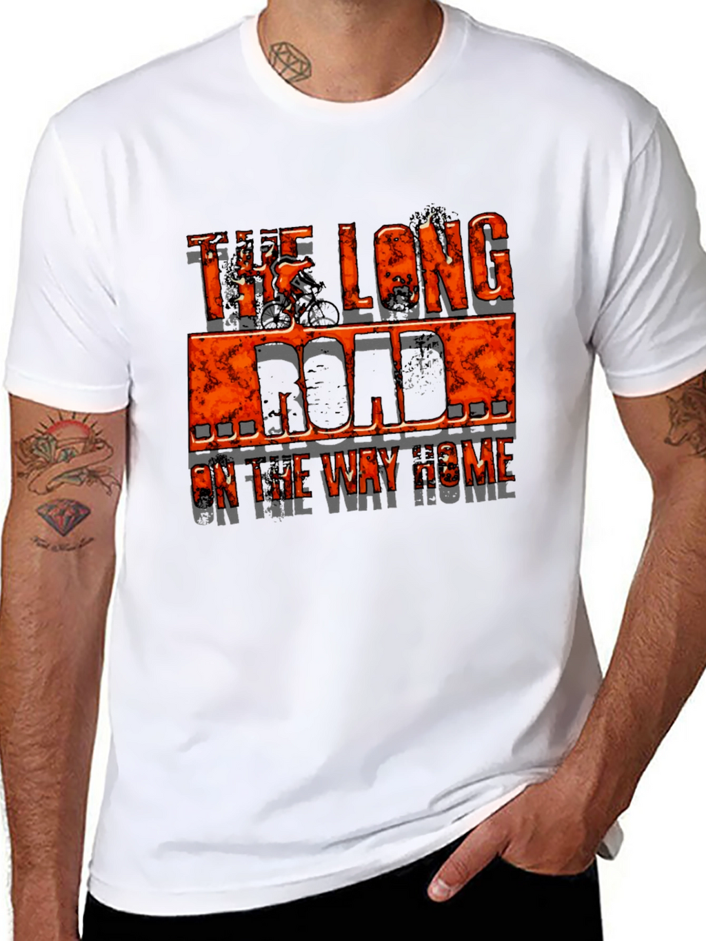 The Long Road Home Cycling Graphic T-Shirt