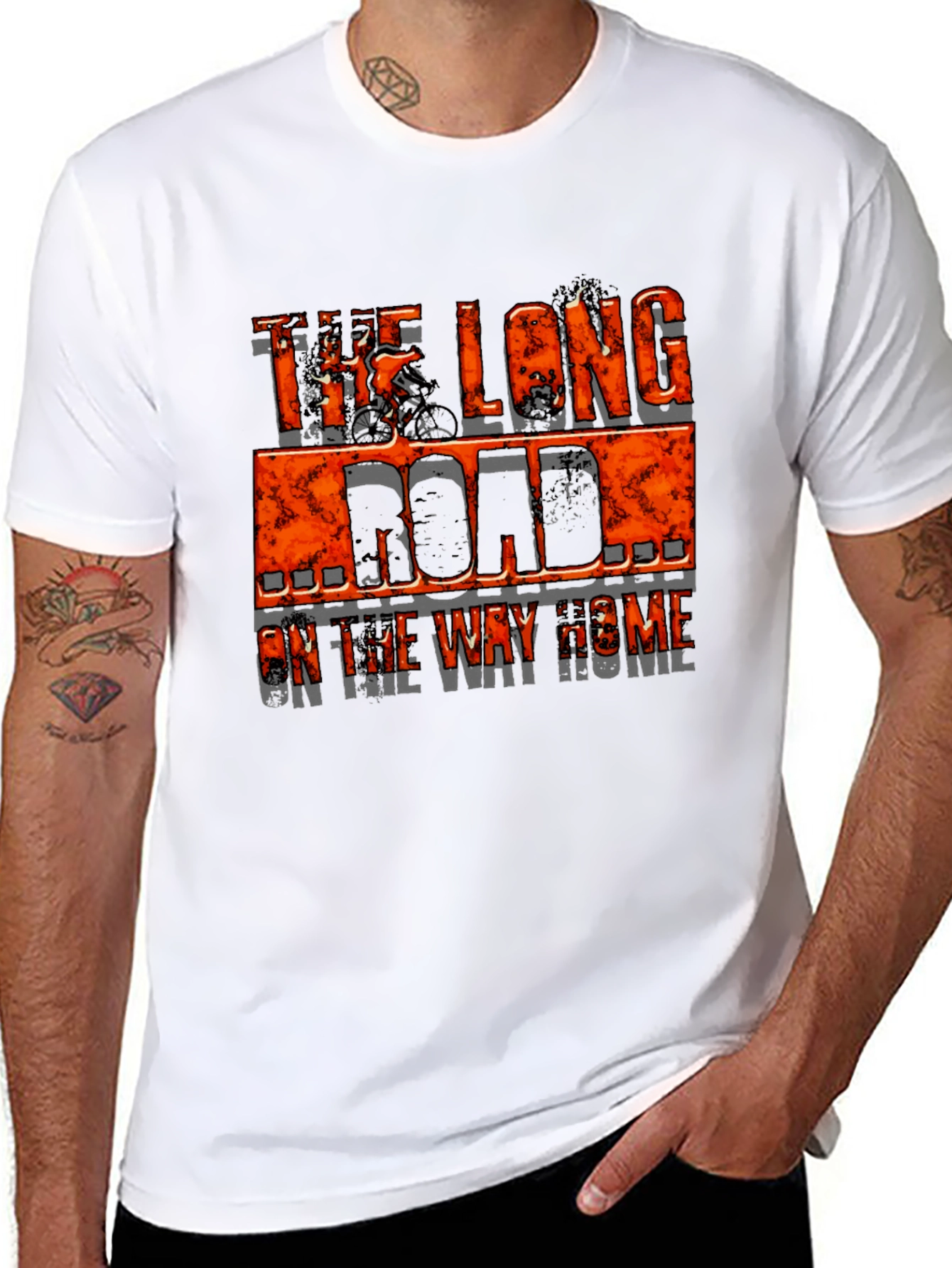 The Long Road Home Cycling Graphic T-Shirt