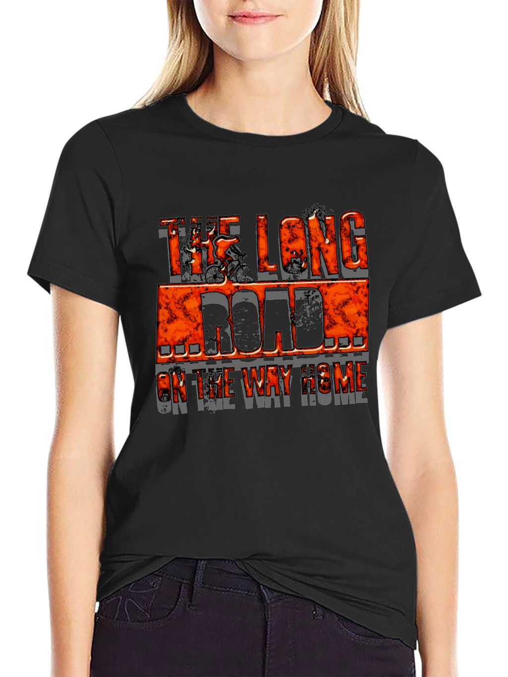 The Long Road Home Cycling Graphic T-Shirt