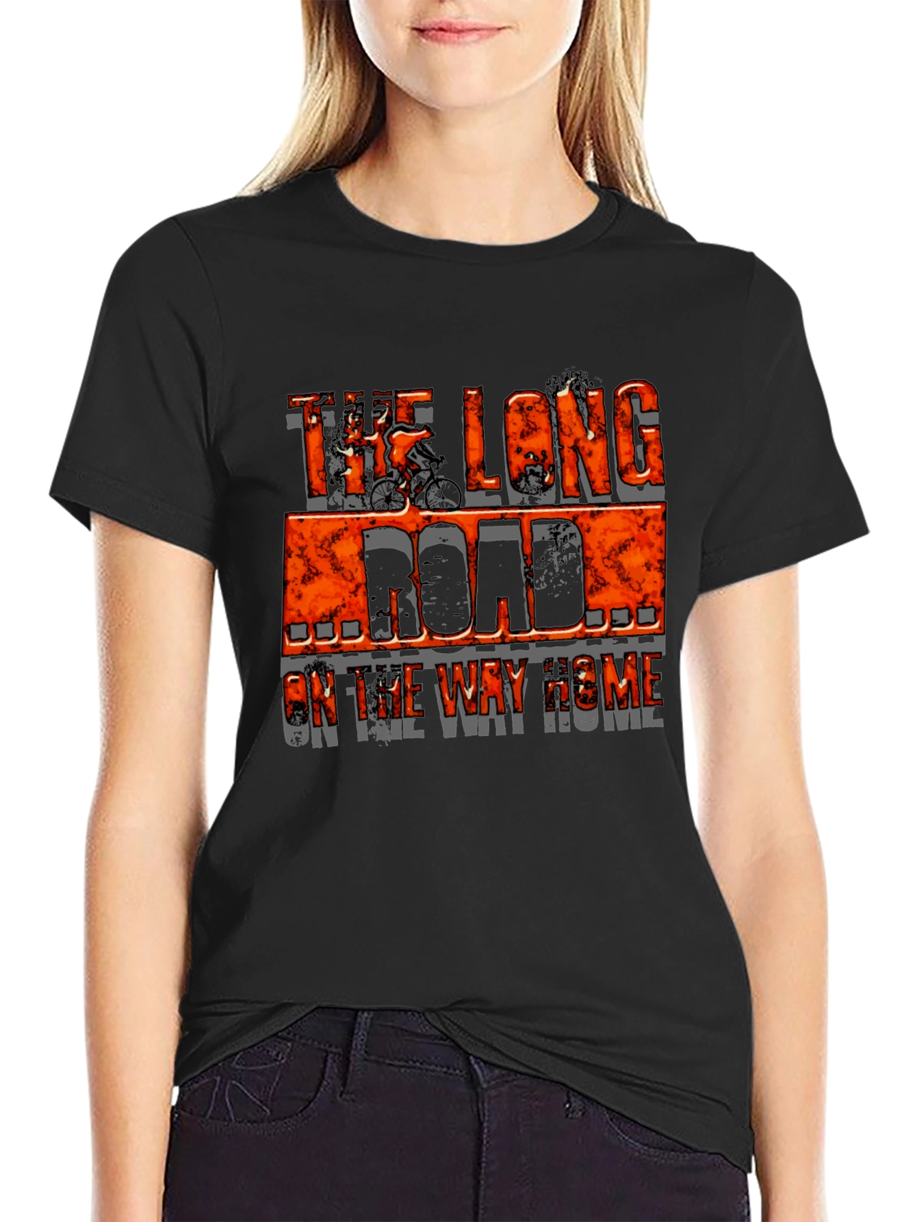 The Long Road Home Cycling Graphic T-Shirt