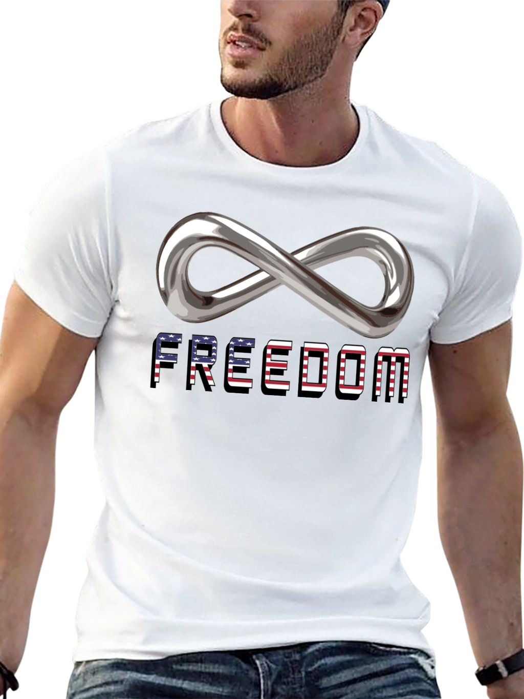 Freedom Infinity Patriotic T-Shirt
