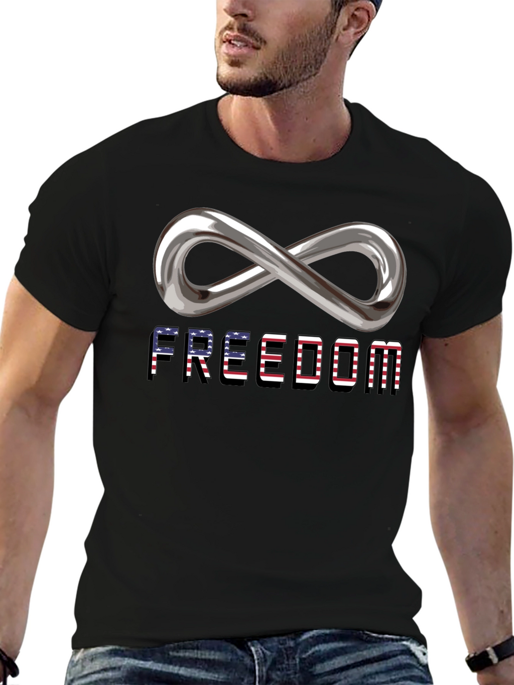 Freedom Infinity Patriotic T-Shirt