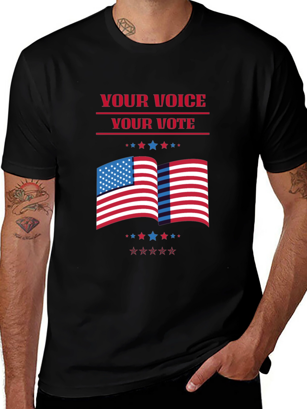 Your Voice Your Vote Patriotic T-Shirt