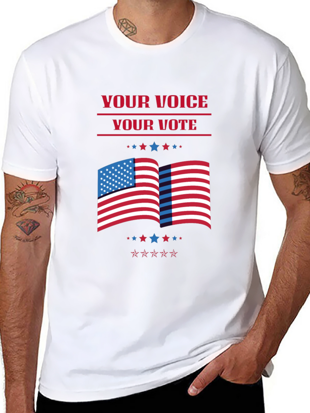 Your Voice Your Vote Patriotic T-Shirt