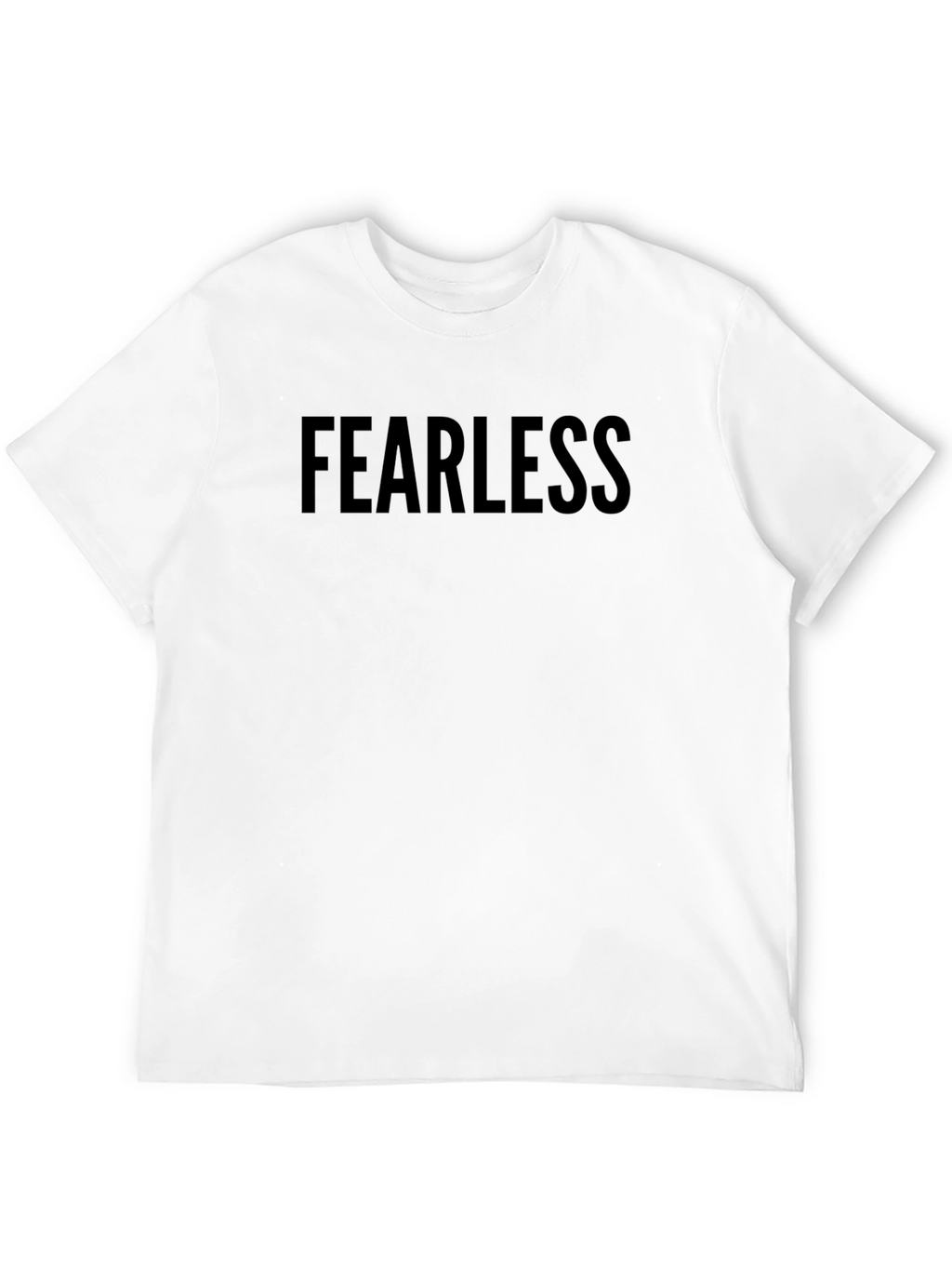 Fearless Black Crew Neck T-Shirt