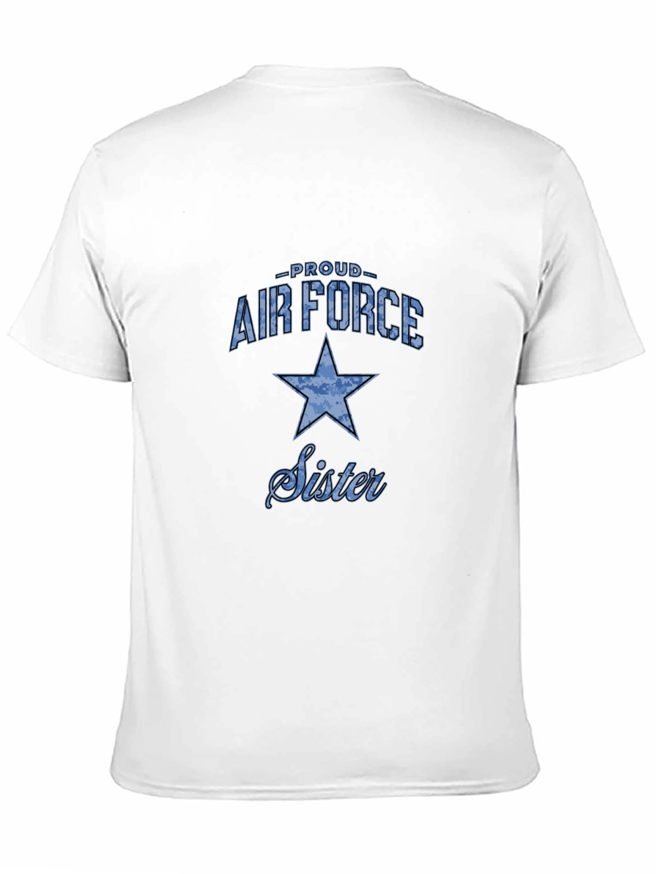 Proud Air Force Sister Graphic T-Shirt