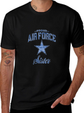Proud Air Force Sister Graphic T-Shirt