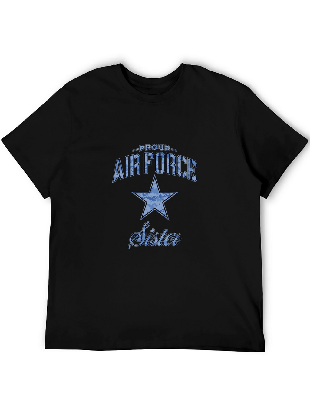 Proud Air Force Sister Graphic T-Shirt
