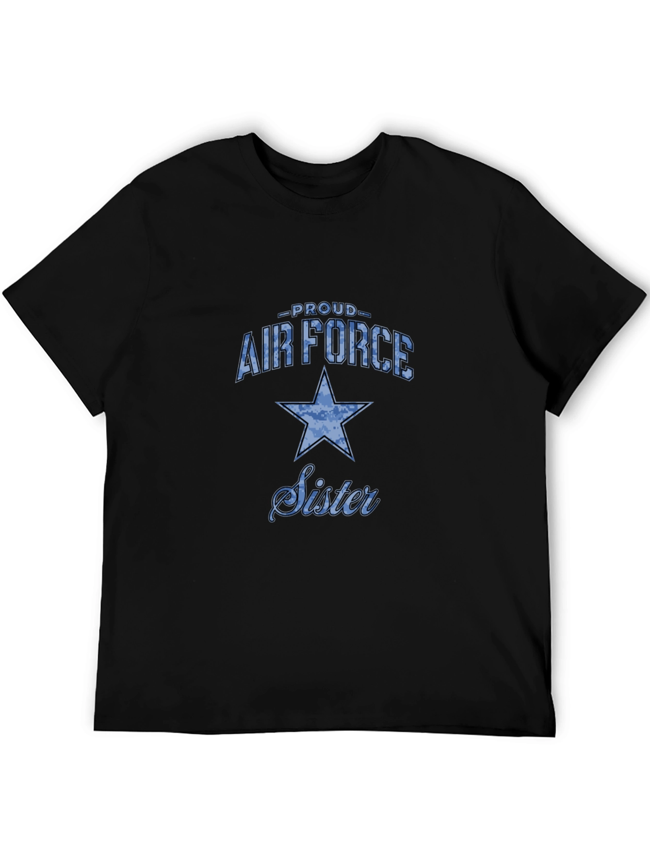 Proud Air Force Sister Graphic T-Shirt