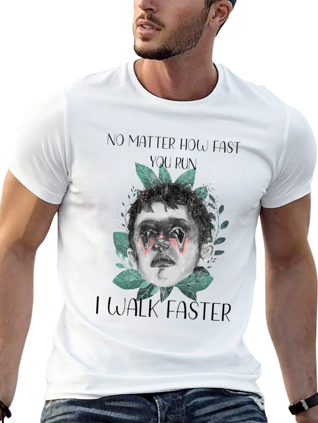 No Matter How Fast You Run Graphic Tee