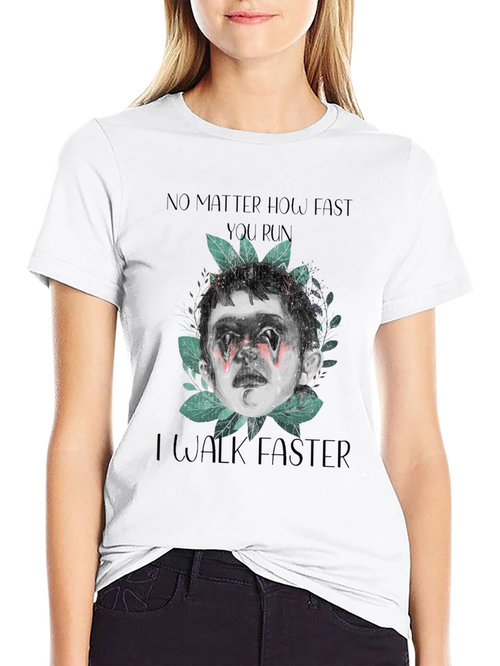 No Matter How Fast You Run Graphic Tee