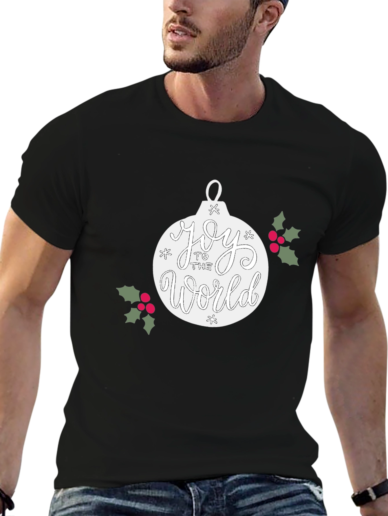 Joy to the World Christmas Graphic Tee