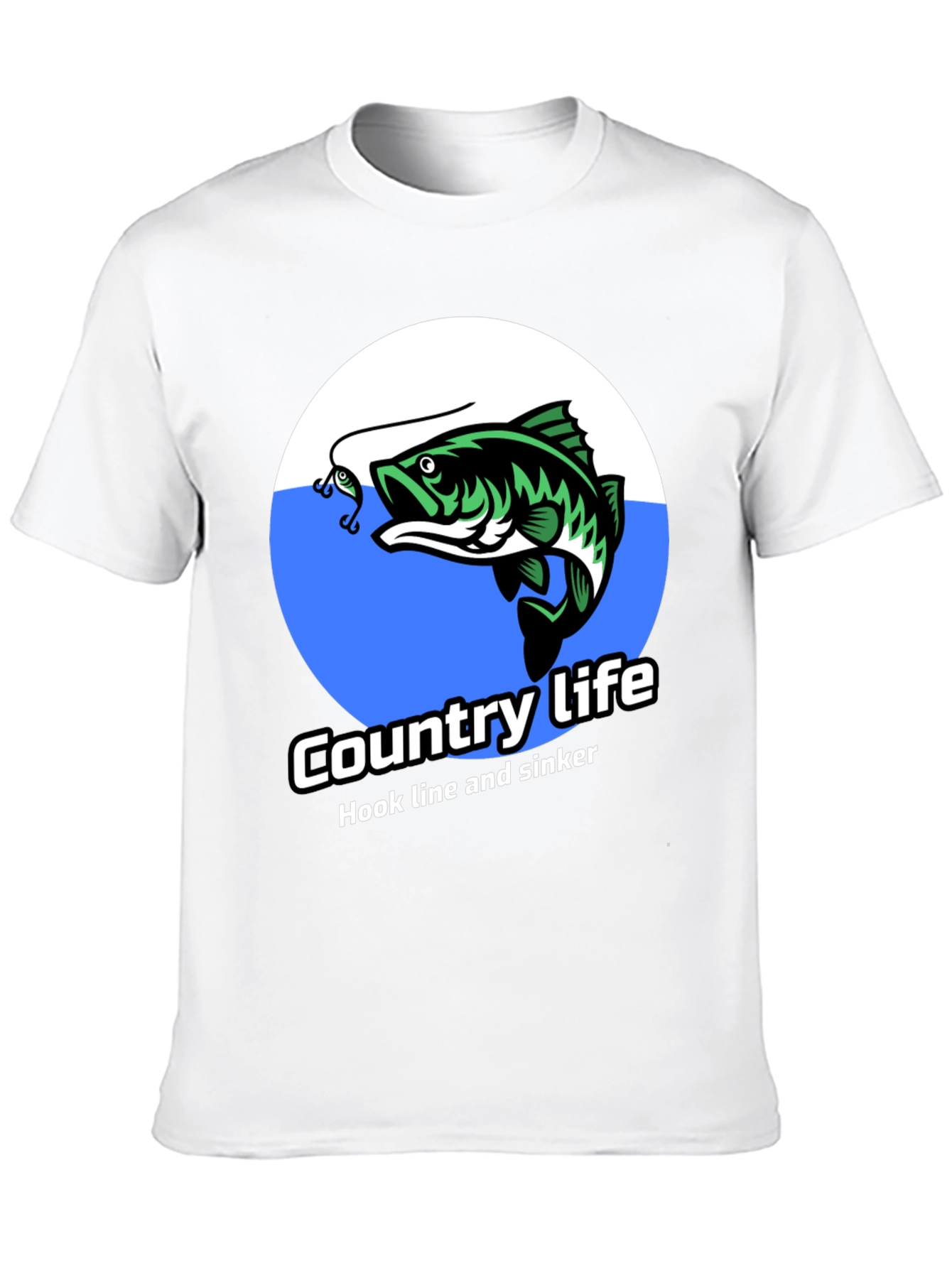 Country Life Bass Fishing T-Shirt