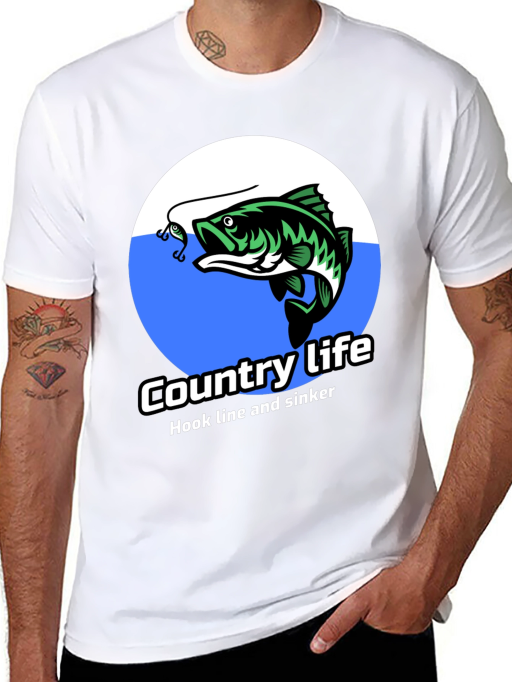 Country Life Bass Fishing T-Shirt