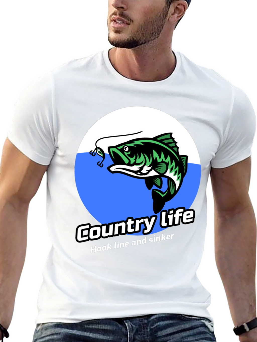 Country Life Bass Fishing T-Shirt