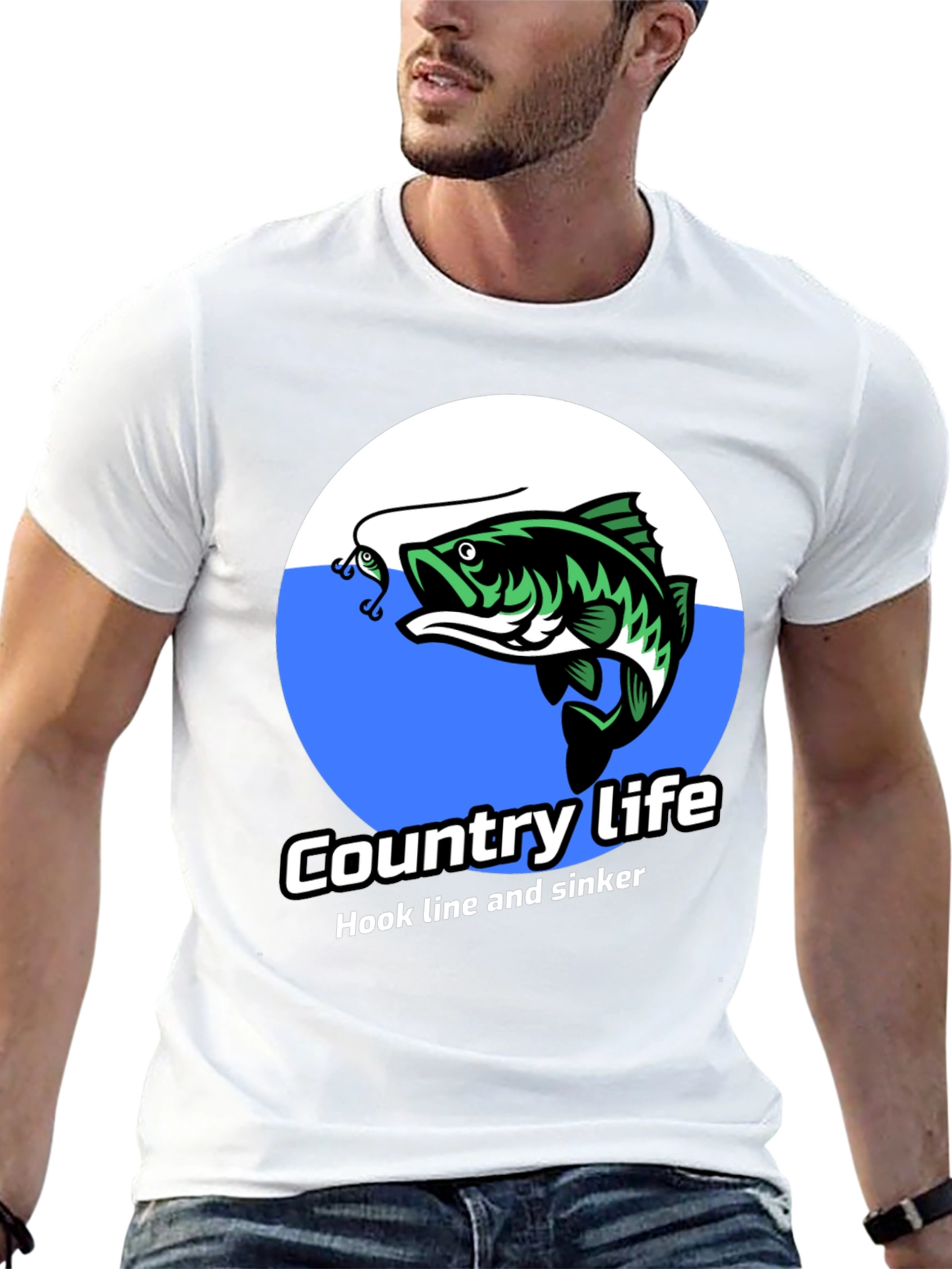 Country Life Bass Fishing T-Shirt