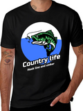 Country Life Bass Fishing T-Shirt