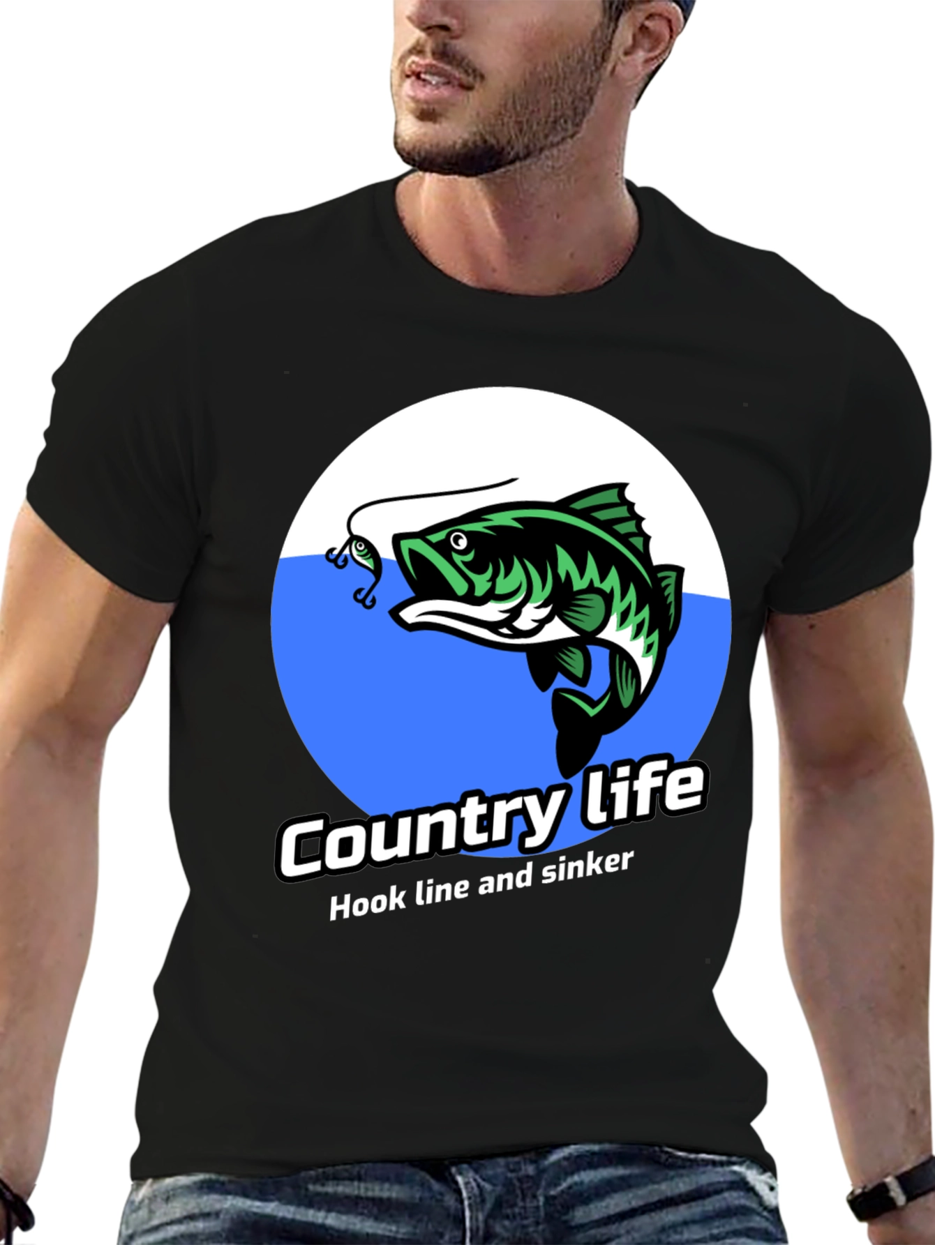 Country Life Bass Fishing T-Shirt