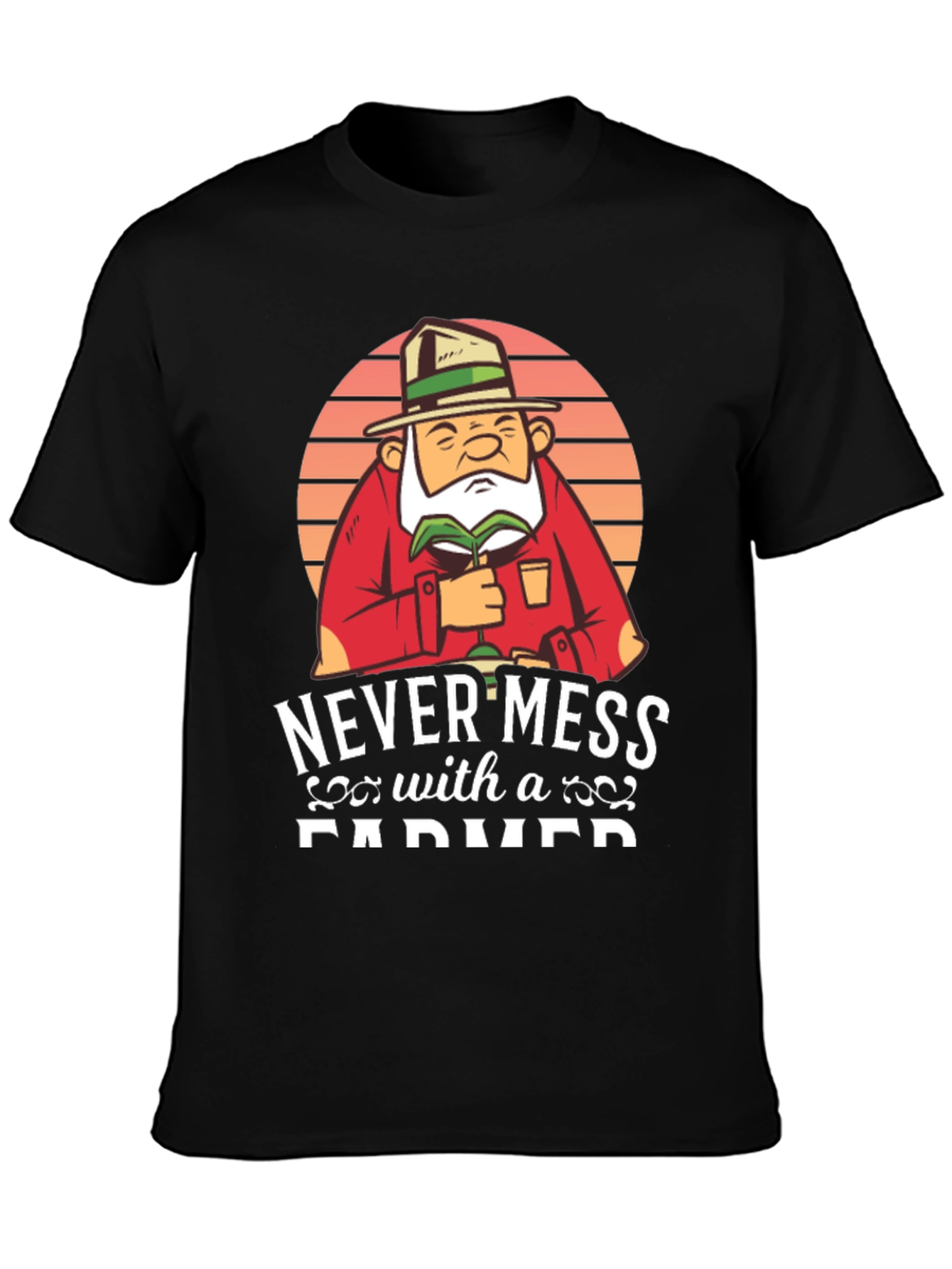 Never Mess With A Farmer Graphic Tee
