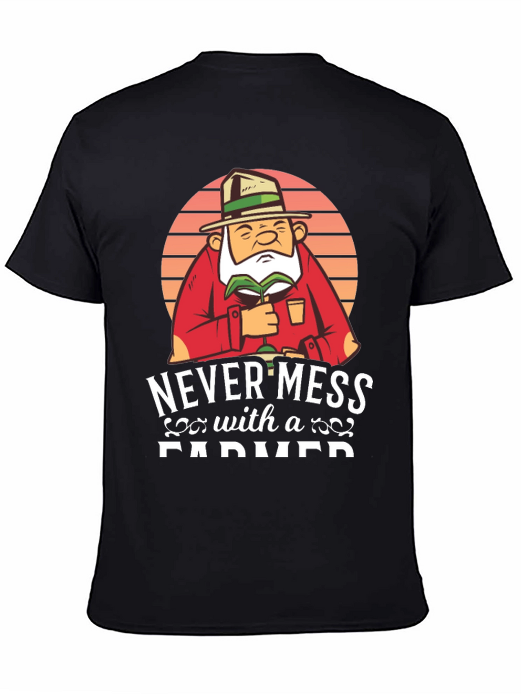 Never Mess With A Farmer Graphic Tee