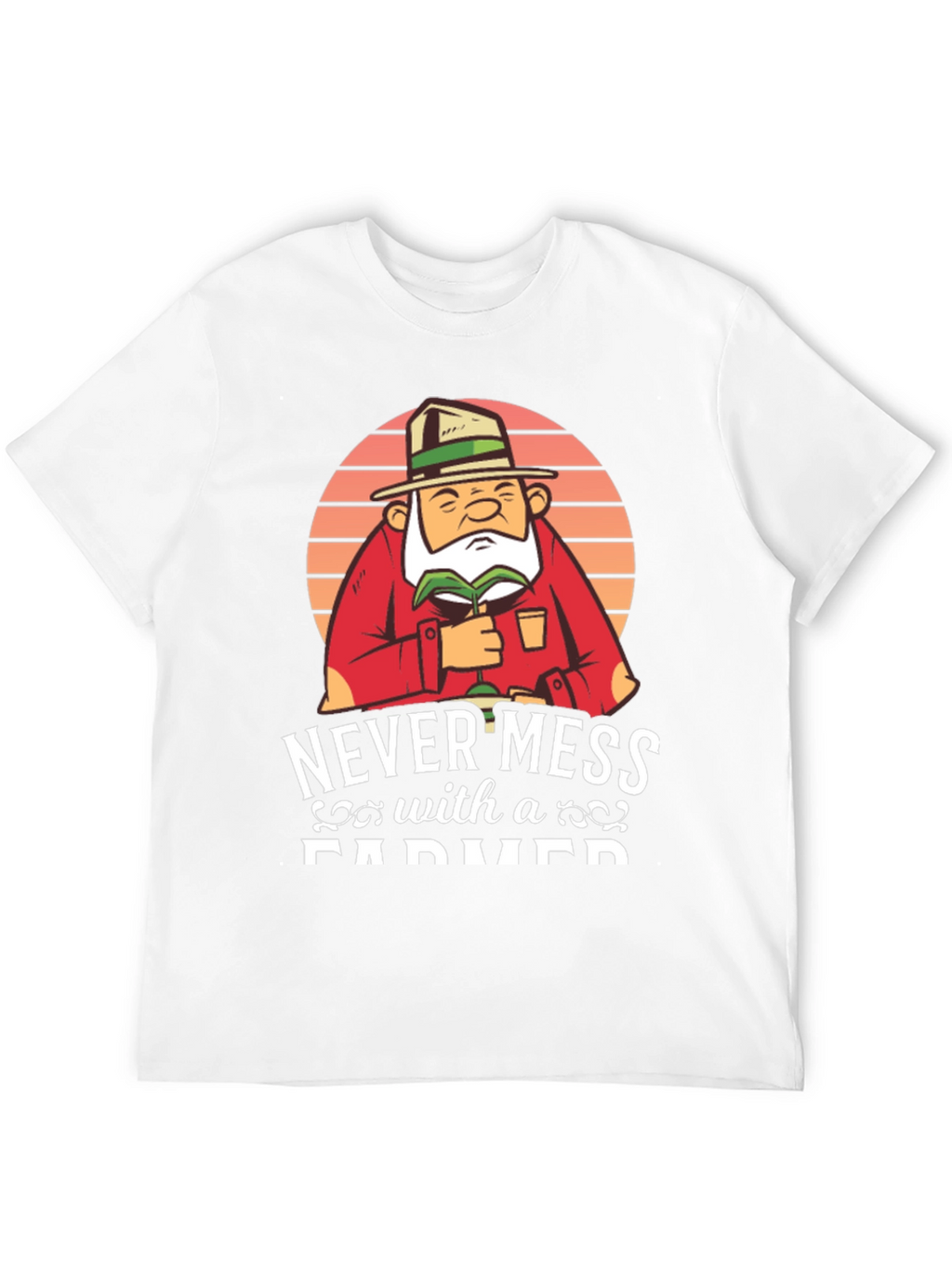 Never Mess With A Farmer Graphic Tee