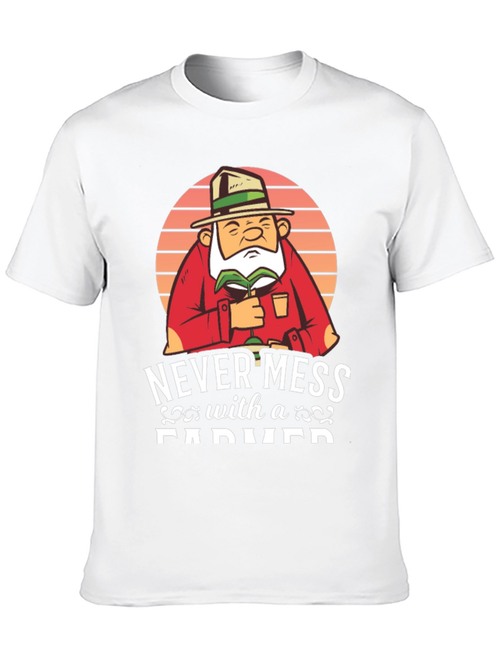 Never Mess With A Farmer Graphic Tee