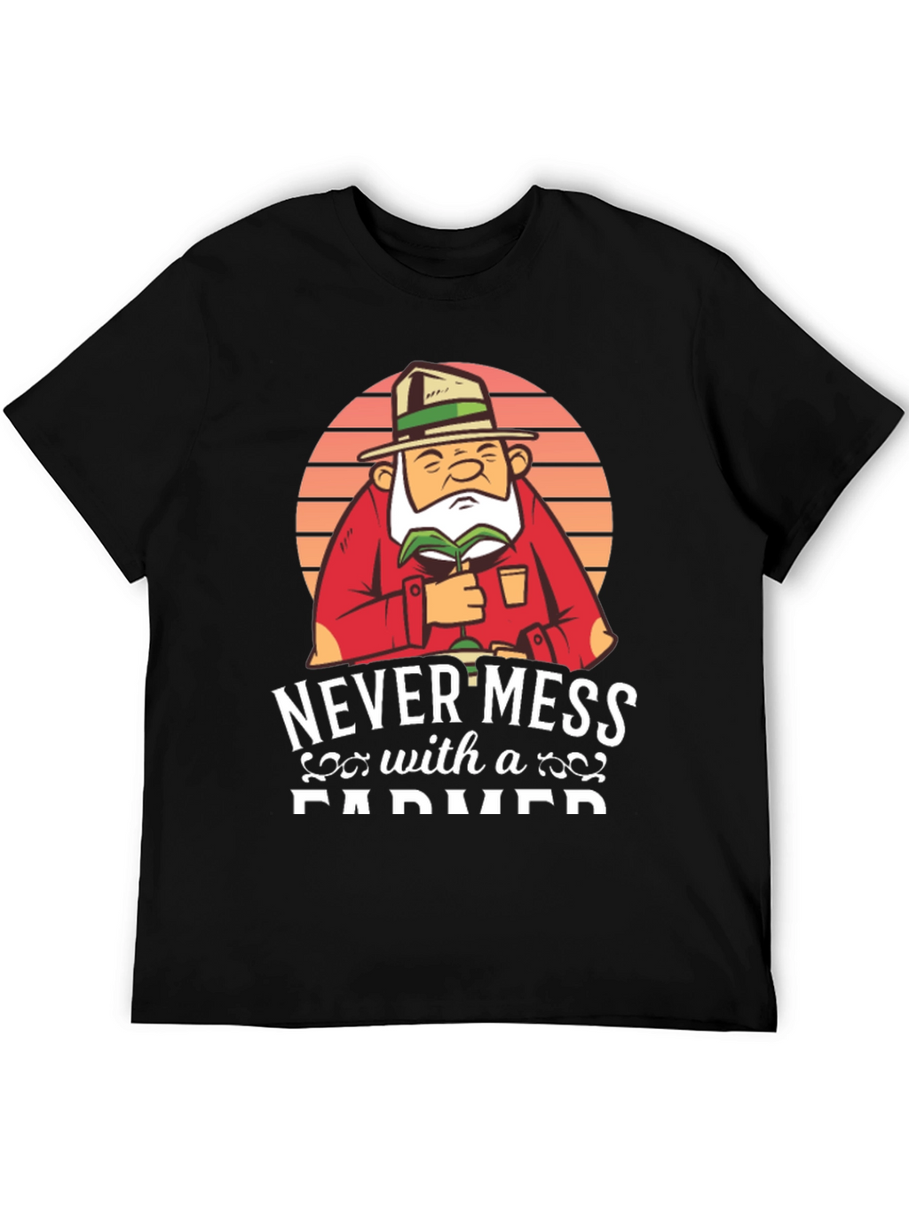 Never Mess With A Farmer Graphic Tee