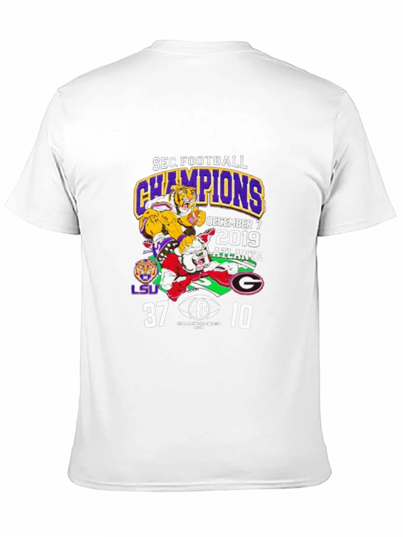 SEC Football Champions LSU Tigers Shirt