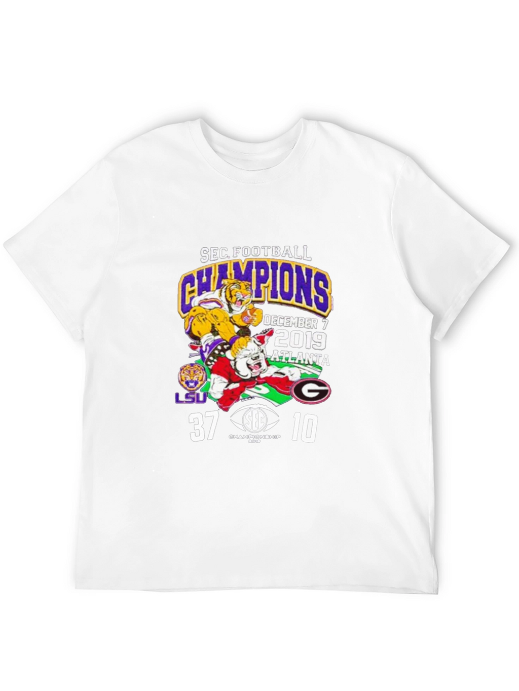 SEC Football Champions LSU Tigers Shirt