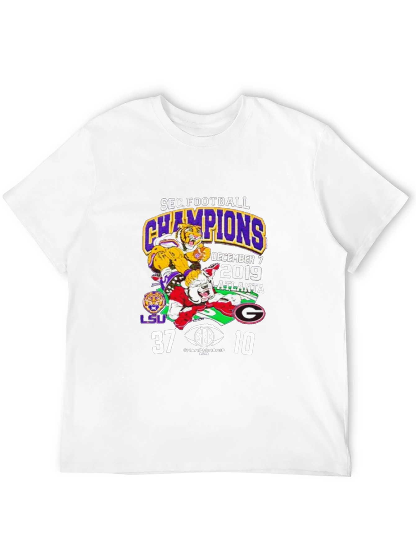 SEC Football Champions LSU Tigers Shirt