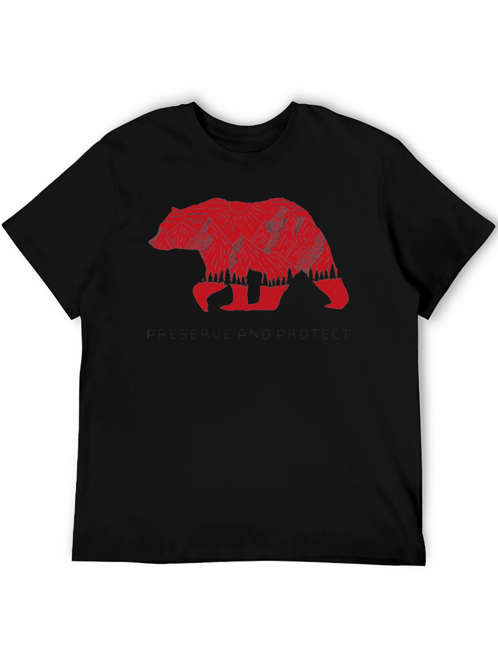 Bear Mountain Graphic Tee - Nature Inspired Design