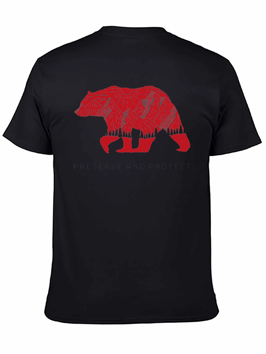 Bear Mountain Graphic Tee - Nature Inspired Design