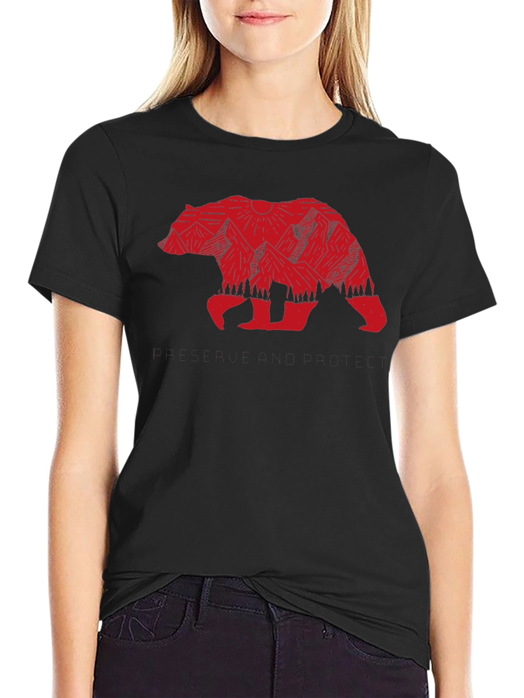 Bear Mountain Graphic Tee - Nature Inspired Design