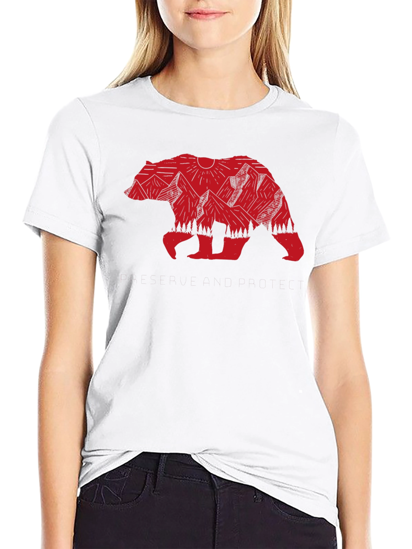 Bear Mountain Graphic Tee - Nature Inspired Design