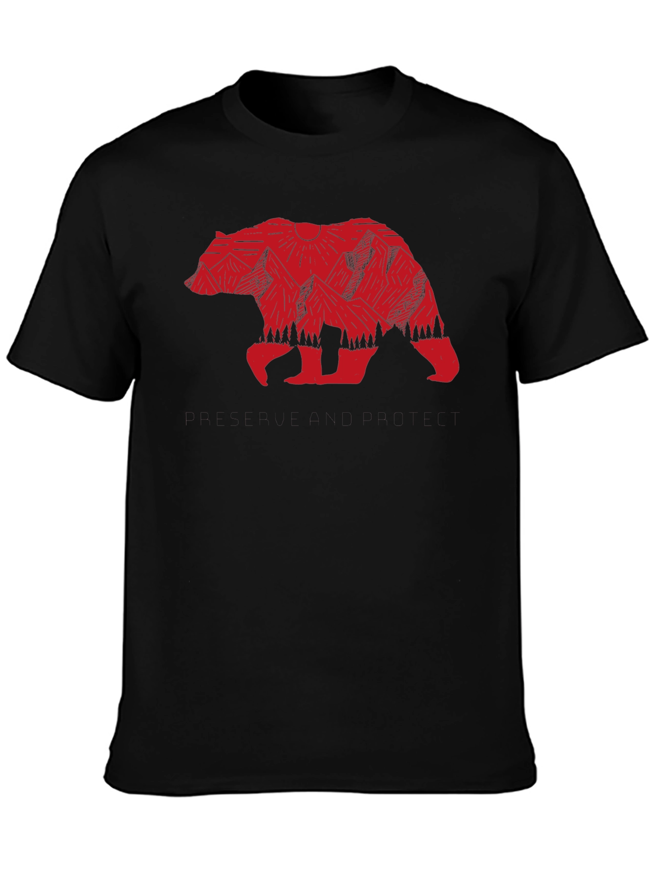 Bear Mountain Graphic Tee - Nature Inspired Design