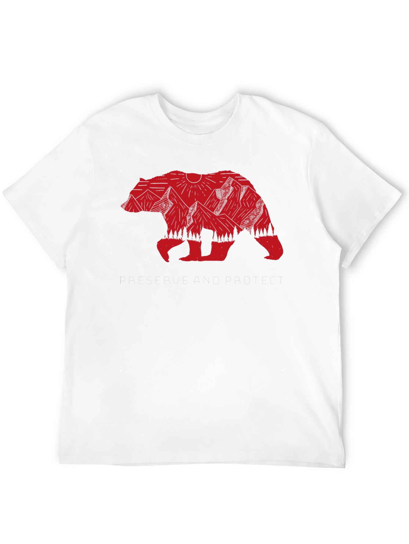Bear Mountain Graphic Tee - Nature Inspired Design