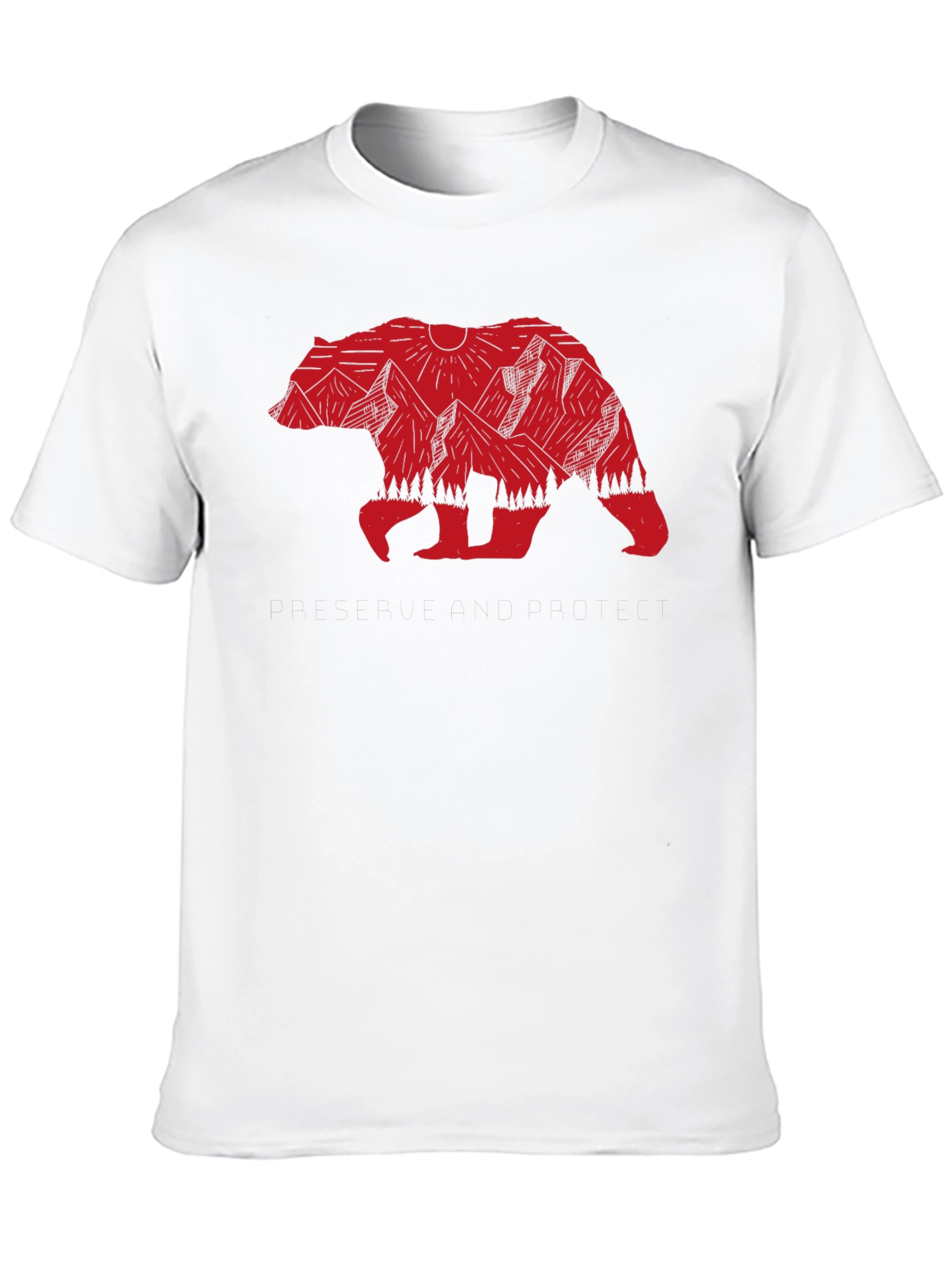 Bear Mountain Graphic Tee - Nature Inspired Design