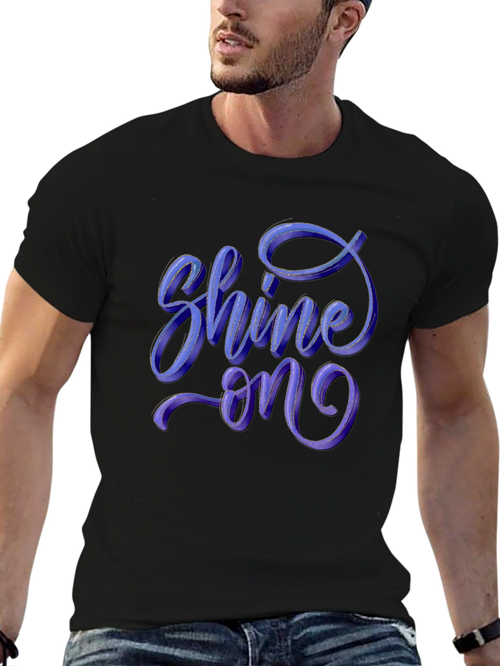 Shine On Graphic Tee - Stylish Comfort