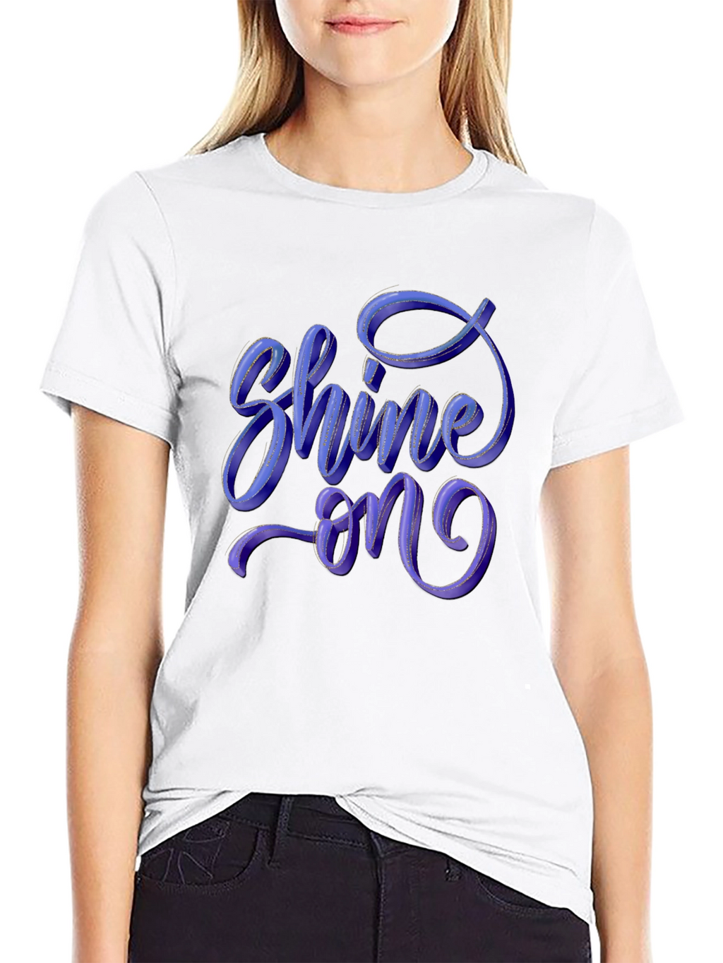 Shine On Graphic Tee - Stylish Comfort