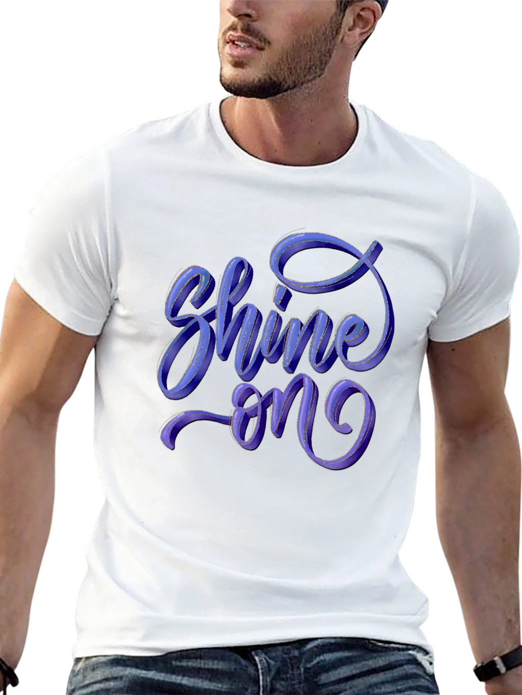 Shine On Graphic Tee - Stylish Comfort