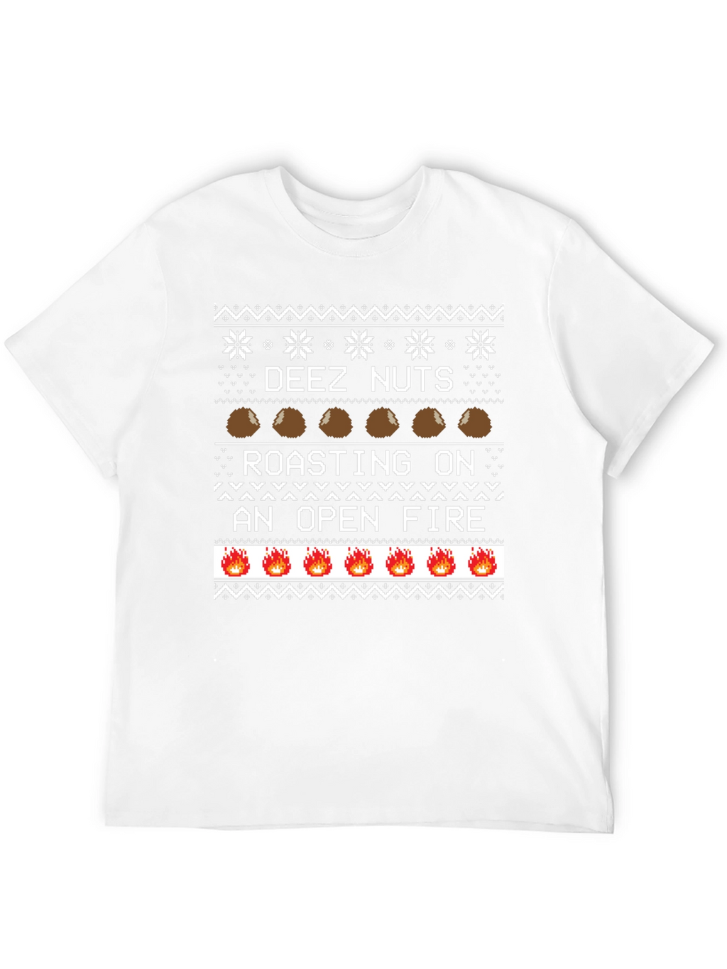 Deez Nuts Roasting Ugly Christmas Sweater T-Shirt