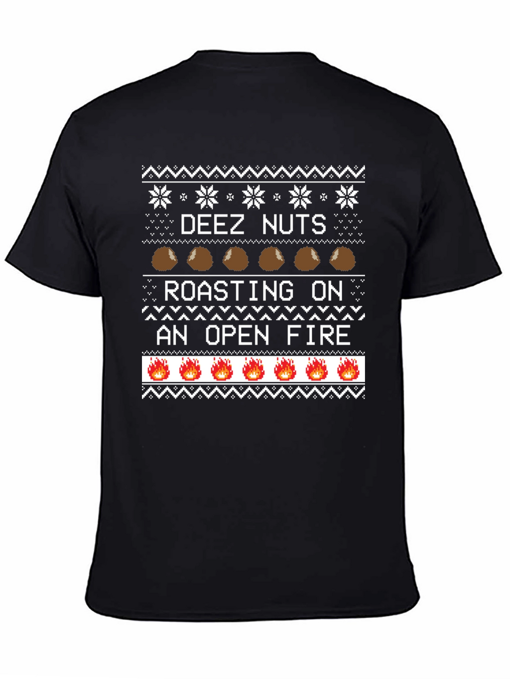 Deez Nuts Roasting Ugly Christmas Sweater T-Shirt