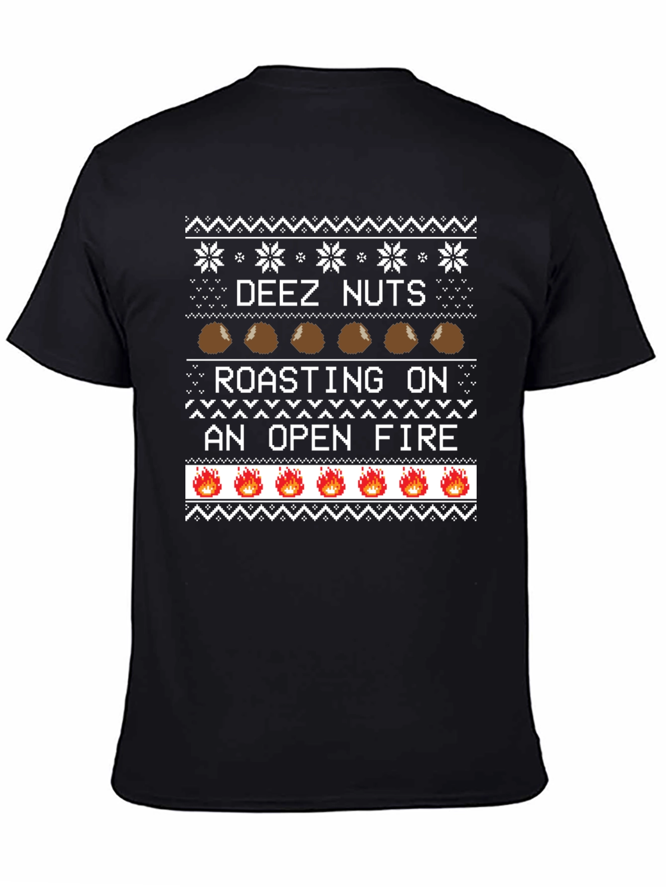 Deez Nuts Roasting Ugly Christmas Sweater T-Shirt