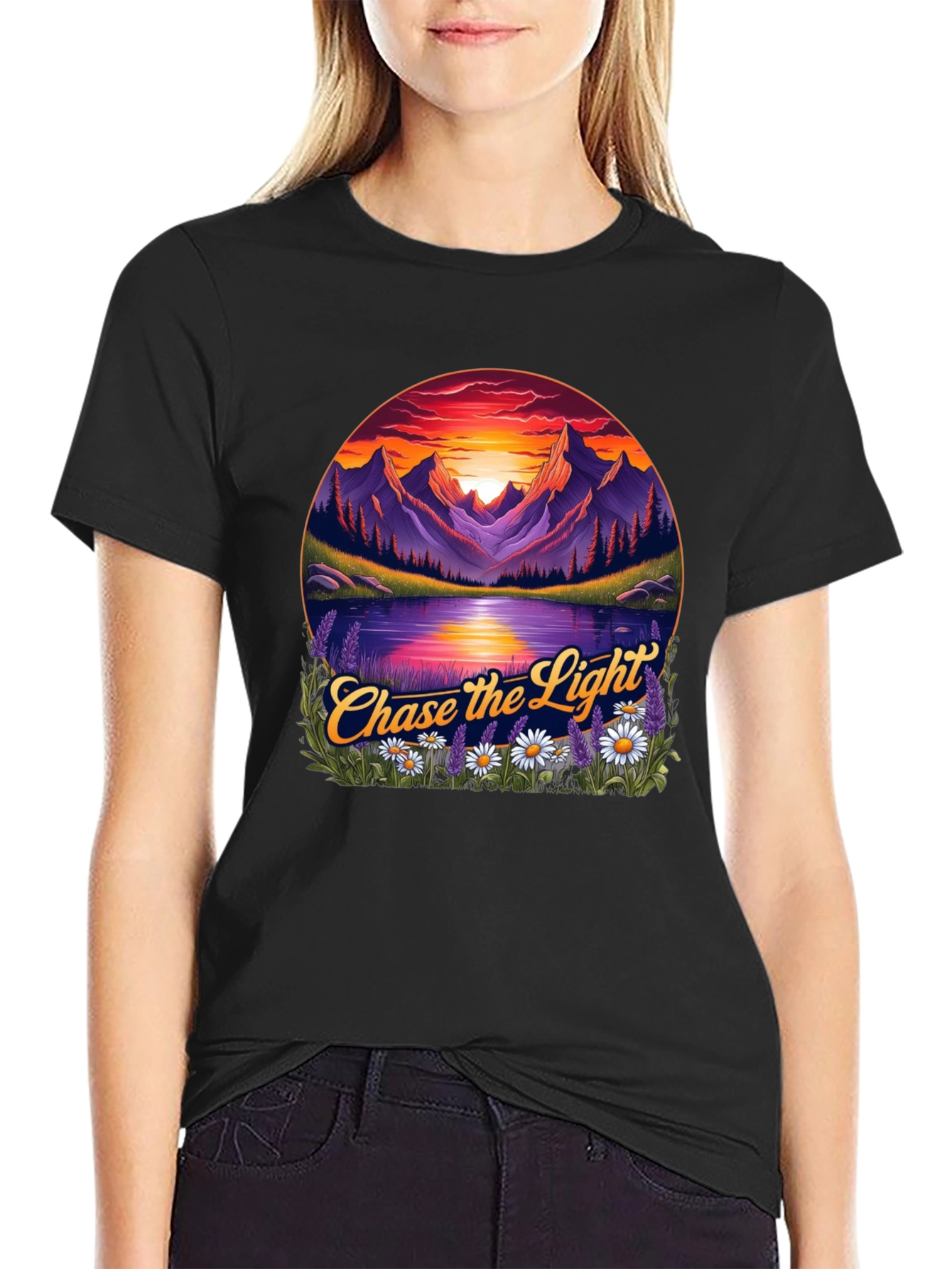 Chase the Light Graphic T-Shirt - Nature Inspired