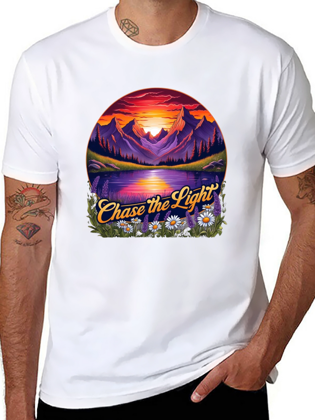 Chase the Light Graphic T-Shirt - Nature Inspired