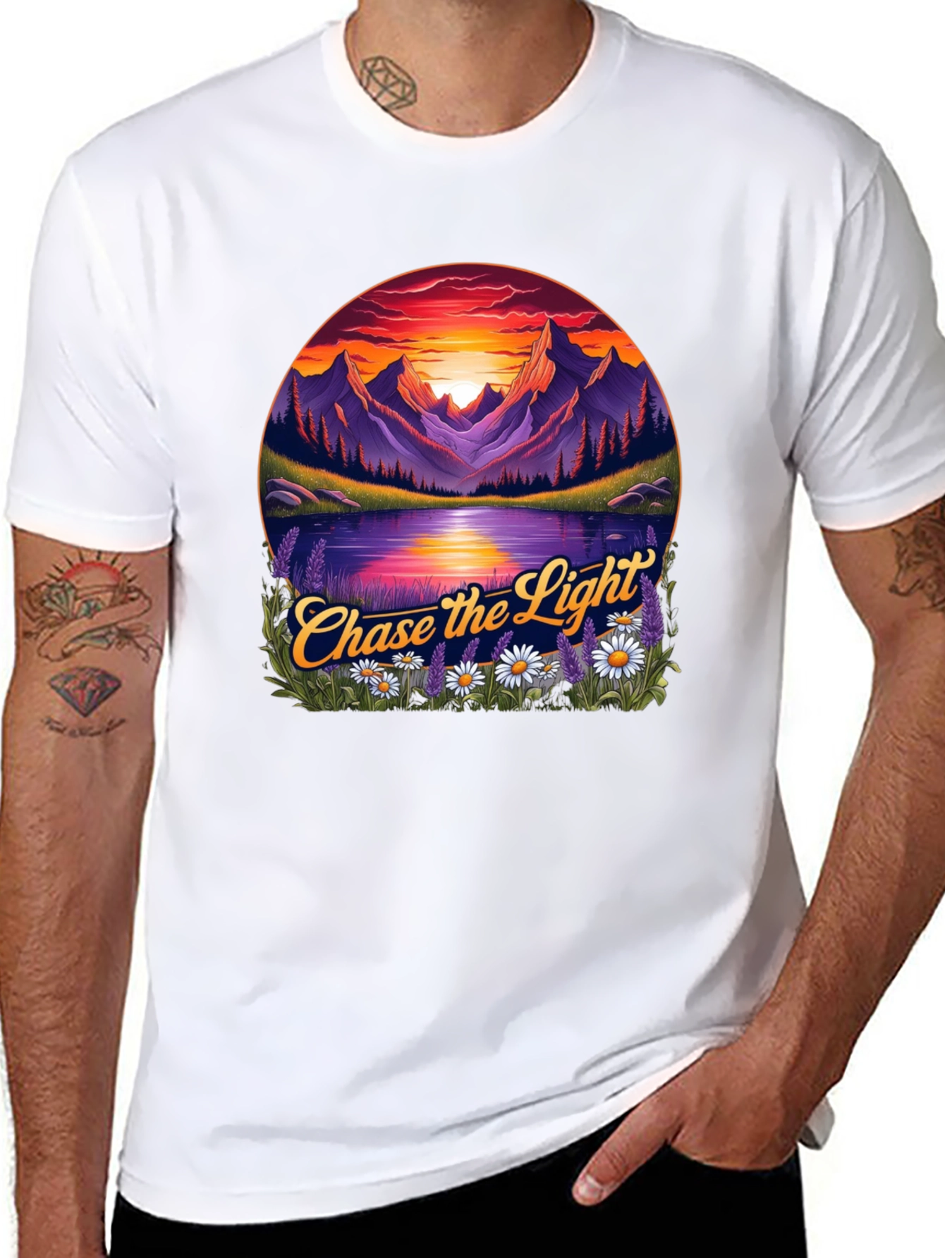 Chase the Light Graphic T-Shirt - Nature Inspired
