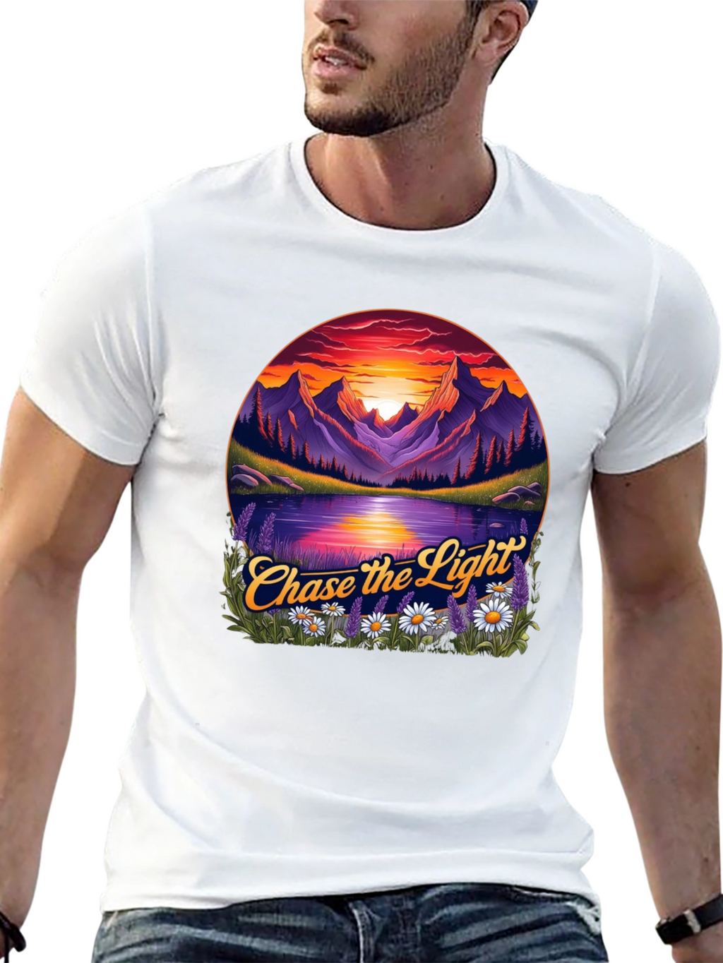 Chase the Light Graphic T-Shirt - Nature Inspired