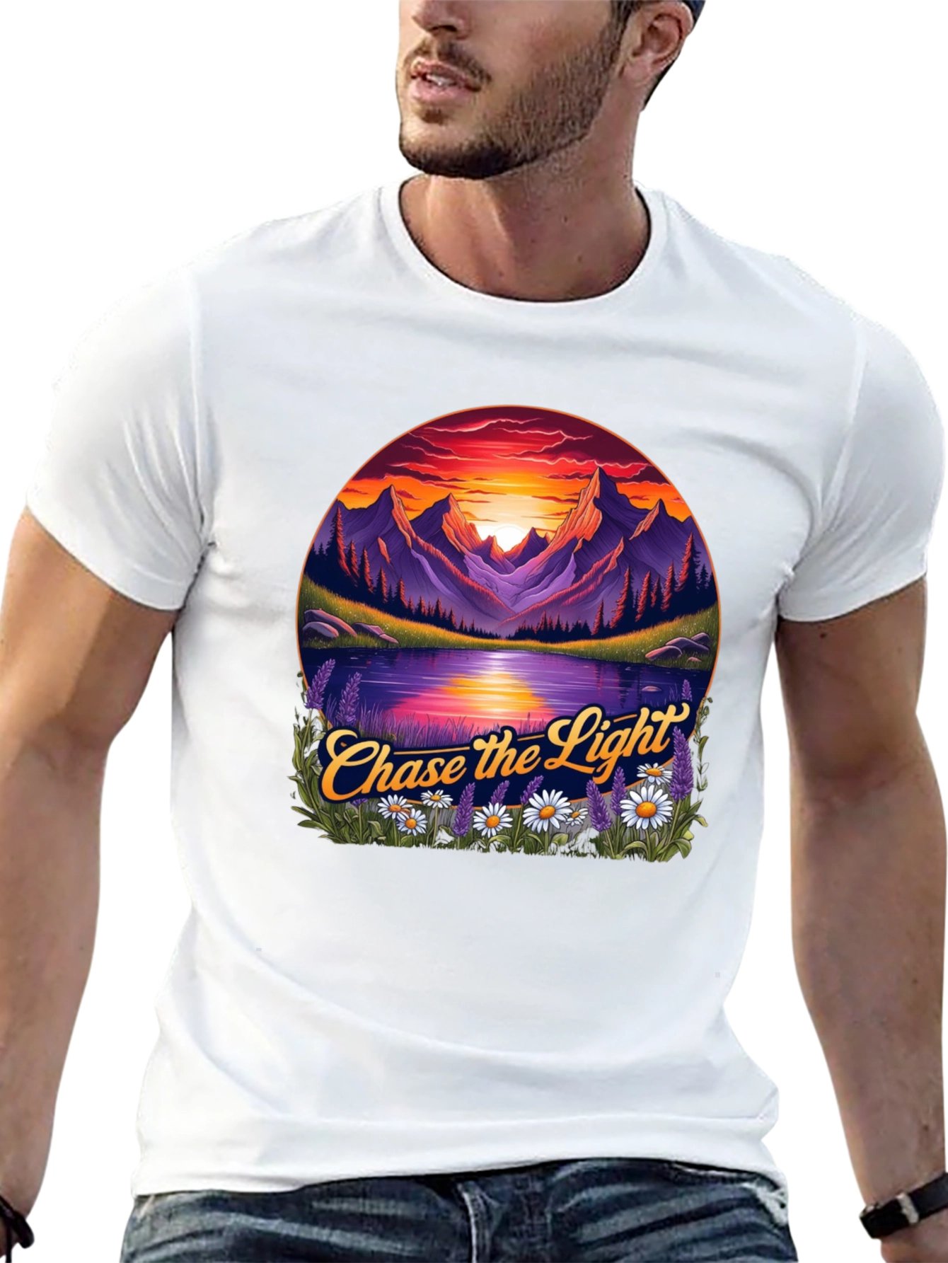 Chase the Light Graphic T-Shirt - Nature Inspired